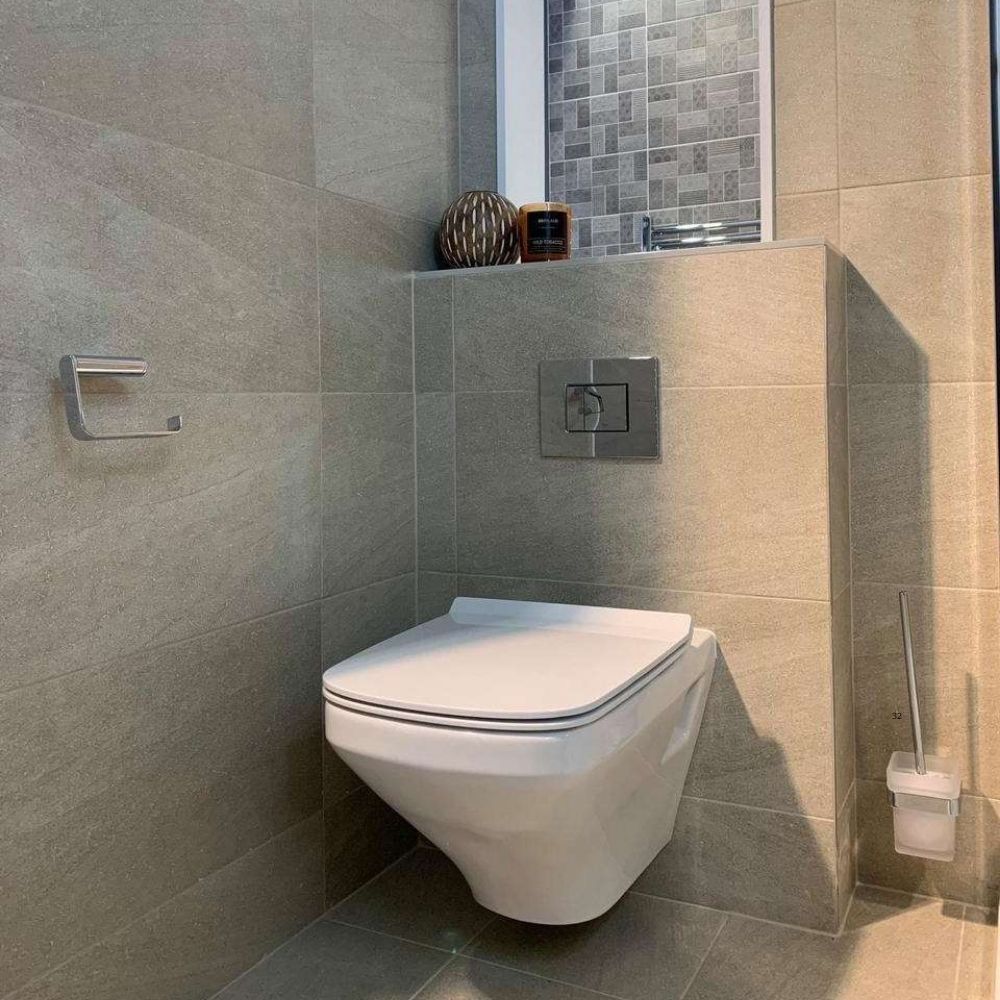 Vihaan Goyal Gallery - Durastyle Open Pockets Wall-Mounted Bidet White Ceramic